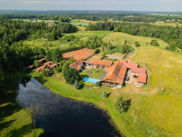 Agroturystyka "Dworek U Pelcow" Ryn  Bagian luar foto