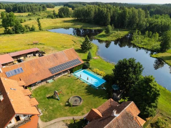 Agroturystyka "Dworek U Pelcow" Ryn  Bagian luar foto